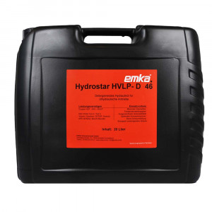 Гідравлічна олива Emka Hydrostar HVLP-D 46 20л Гідравлічна олива Emka Hydrostar HVLP-D 46 20л